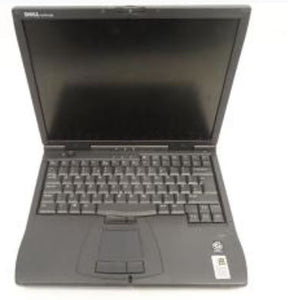 Refurbished Windows XP Dell Latitude CPx Laptop for workshop garage use (comes with RS232 serial port and printer port), windows XP gaming etc