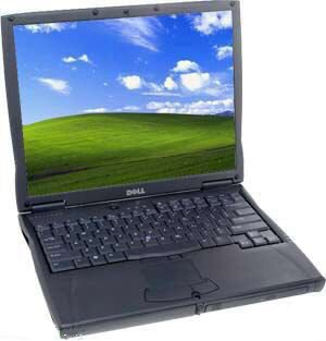 xp gaming refurbished dell c640 laptop with serial rs232 port and windows xp