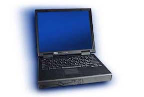 Refurbished Windows 98 DELL Inspiron 7500 Laptop for Windows 98 gaming, workshop garage use (comes with RS232 serial port and parallel printer port) with floppy drive