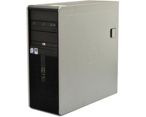 Refurbished HP Full Tower dc7800p Desktop/Tower PC system with Intel QUAD CORE 2.5GHz processor, 2GB RAM, 250GB HDD, DVD-RW and Windows XP Professional and Microsoft Office XP Professional. Comes with RS232 serial port and parallel printer port.